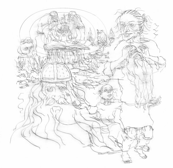 Рисунок к опере Руслан и Людмила