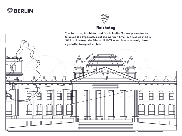 Рейхстаг чертеж