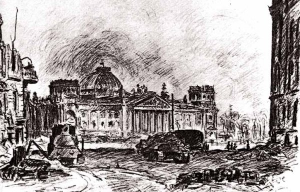 Штурм Рейхстага эскиз