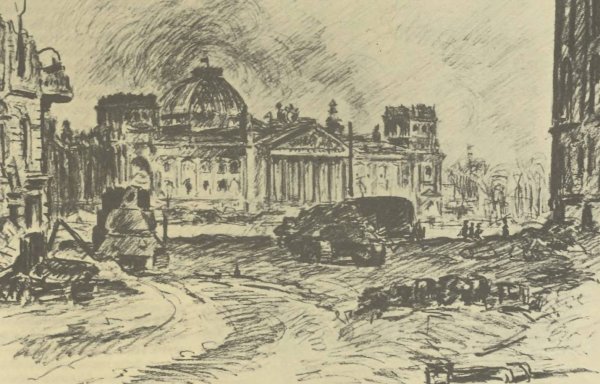 Взятие Берлина 1945 рисунки