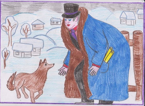 Рисунки по произведениям Чехова