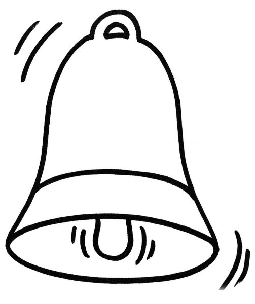 Колокольчик раскраска