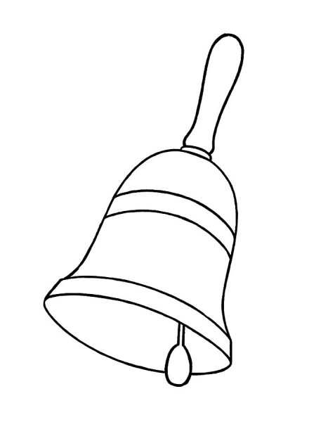 Новогодние колокольчики раскраска