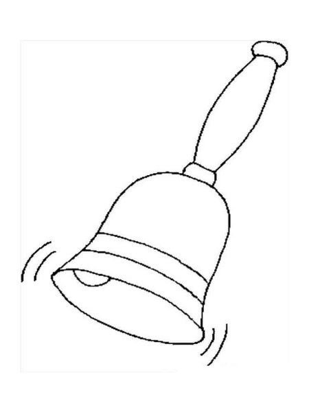 Колокольчик раскраска
