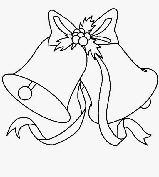 Колокол раскраска