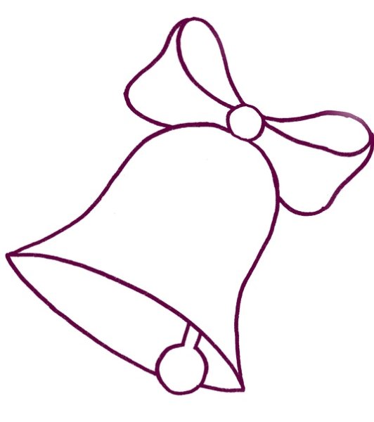 Колокольчик раскраска