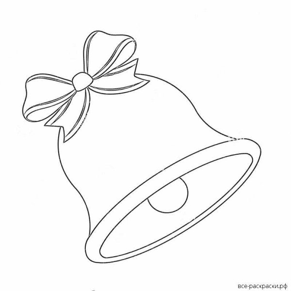 Новогодние колокольчики раскраска