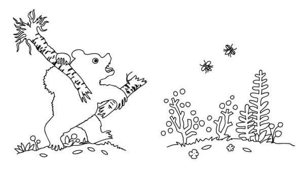 Крокодил Чуковский раскраска для детей