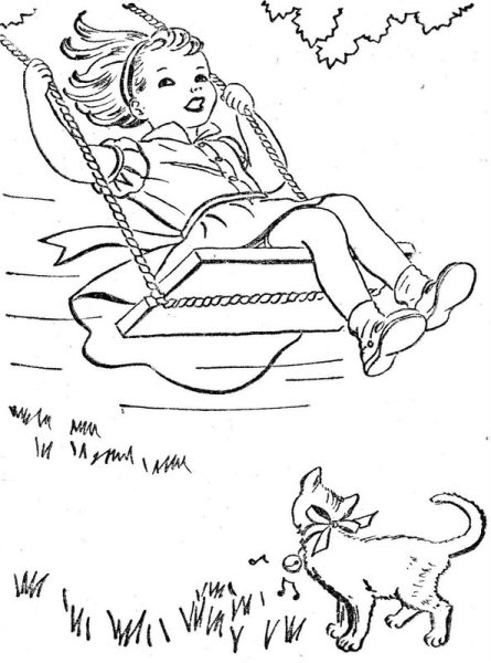 Школа раскраска для детей