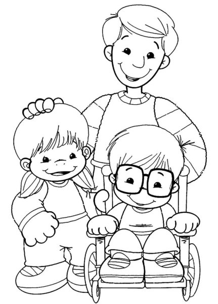 Раскраски о правах ребенка для школьников