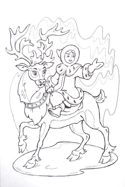 Снежная Королева картинки для срисовки