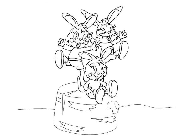 Раскраска к сказке мешок яблок Сутеева