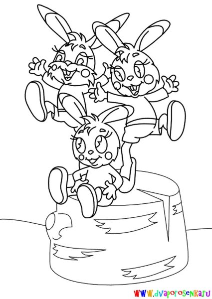 Раскраска к сказке мешок яблок Сутеева