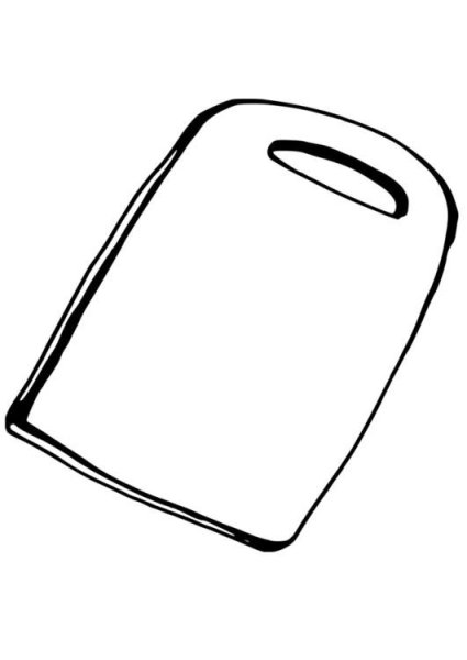 Трафарет разделочной доски