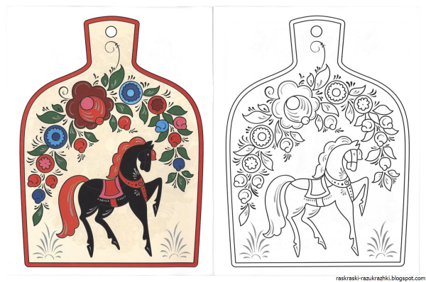 Разделочная доска вектор контур