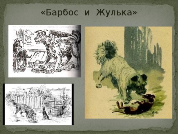 Иллюстрация к рассказу Жулька