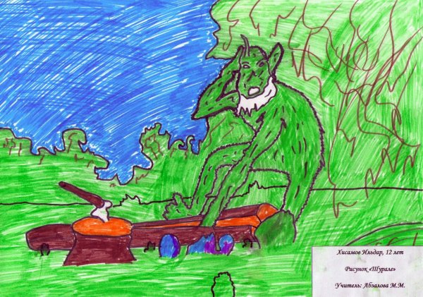 Рисунок Шурале Габдулла Тукай