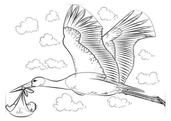 Лось раскраска