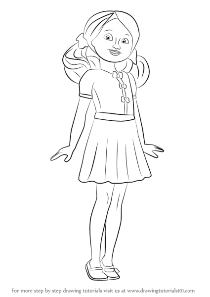 Раскраска Барби фешинистос