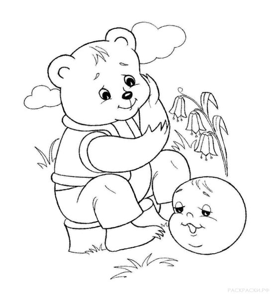 Незнайка раскраска