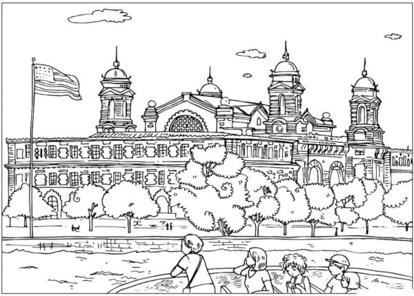 Россия раскраска для детей