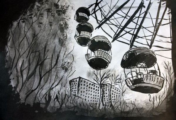 ЧАЭС Чернобыль рисунки