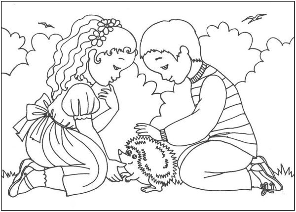 Раскраски на тему добро