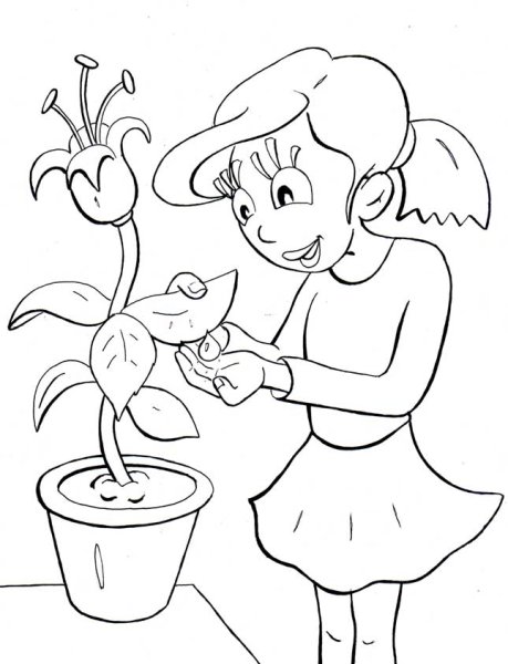 Добрые дела раскраска