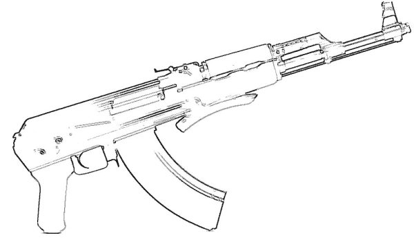 АК-47 автомат чертежи