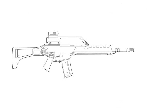 Штурмовая винтовка g36 чертежи