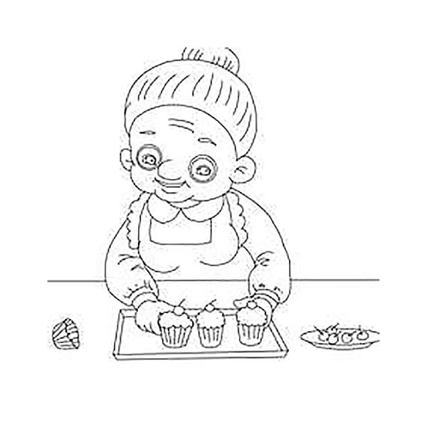 День пожилого человека раскраска