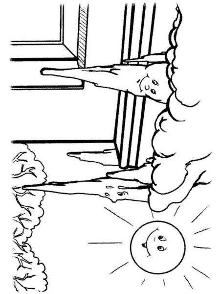 Сосульки раскраска для детей