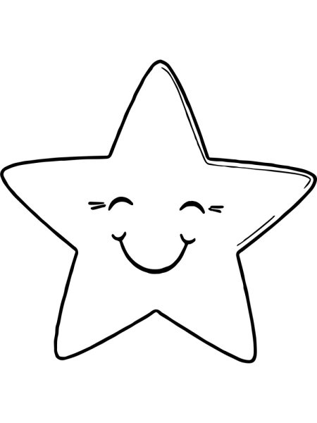 Раскраска Звездочка