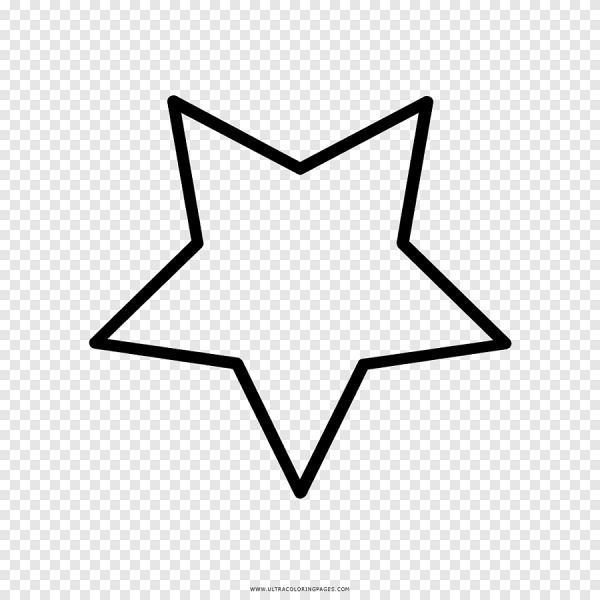 Звезда раскраска