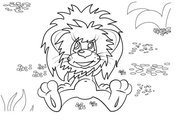 Раскраски животные для детей