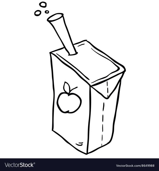 Сок раскраска для малышей