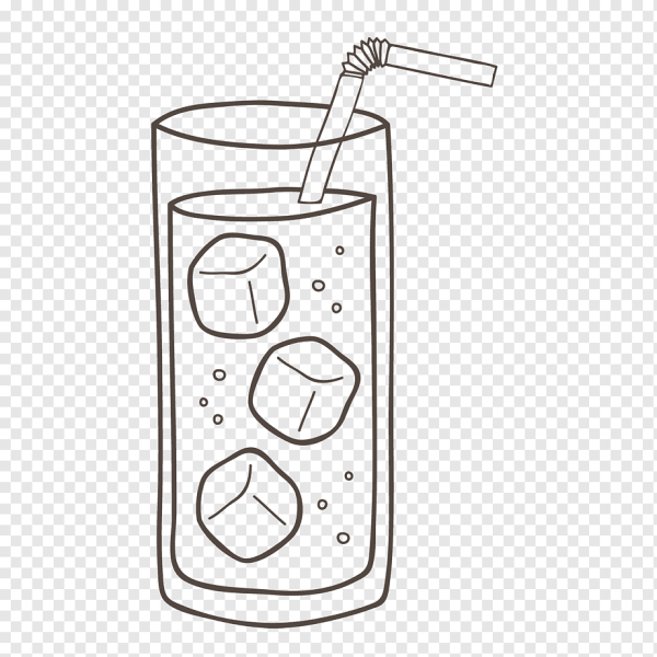 Стакан сока раскраска