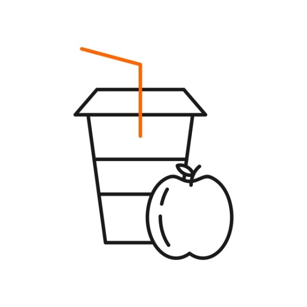 Коробка сока раскраска