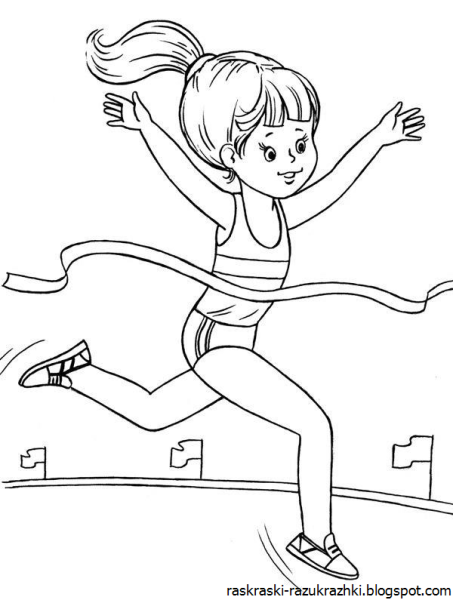 Порт раскраска для детей