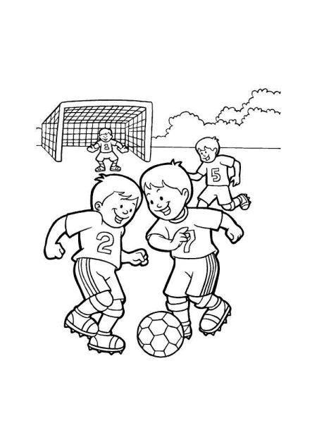 Спортивные раскраски