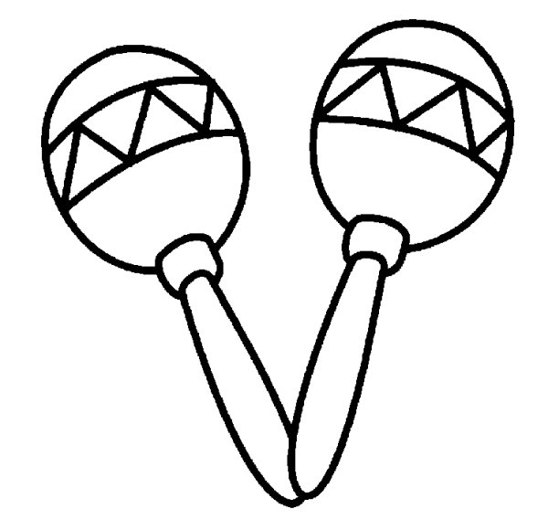 Муз инструменты раскраска