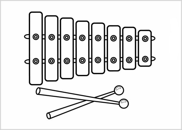 Музыкальные раскраски для детей