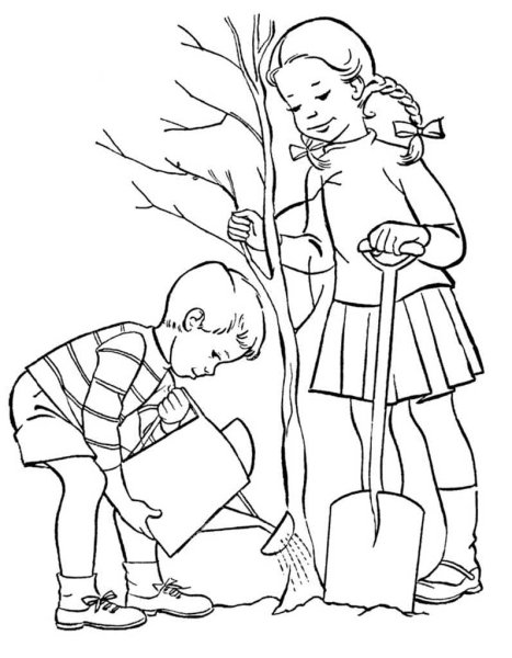 Раскраска доброта для детей