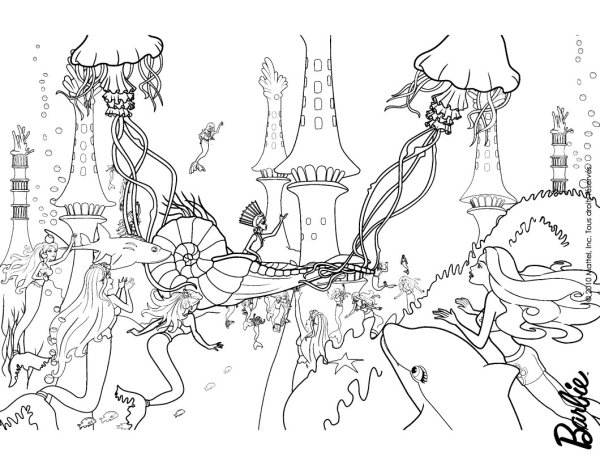 Волшебный город эскиз