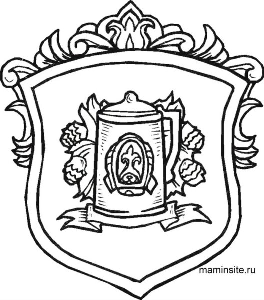 Наброски гербов для детей