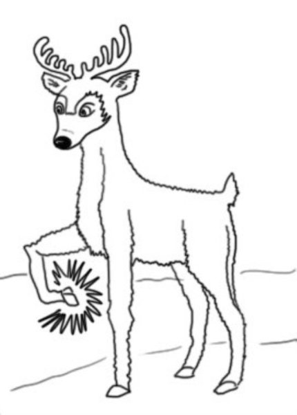 Раскраска к сказке серебряное копытце