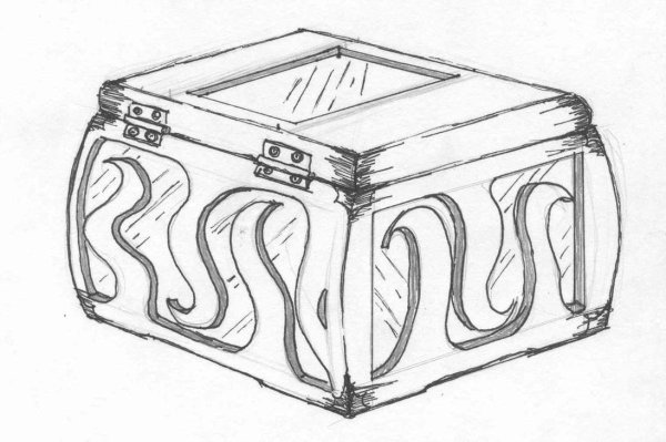 Шкатулка для раскрашивания