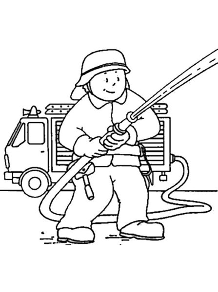 Раскраска пожарная безопасность