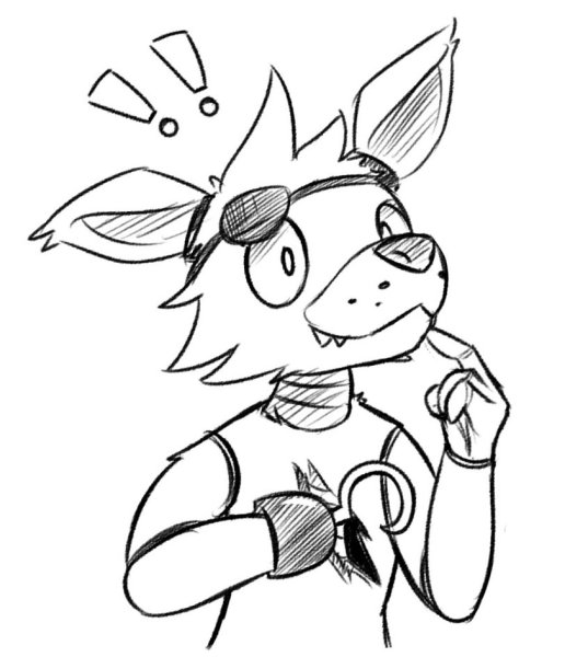 FNAF Foxy раскраски