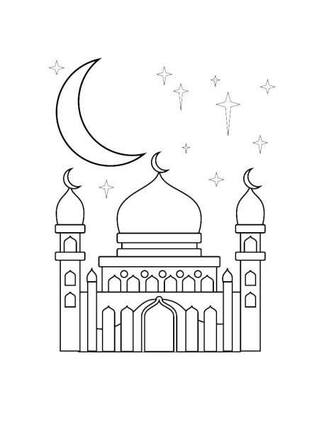 Мечеть рисунок